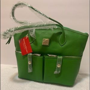 Dooney and Bourke Pebble Grain Crescent Tote